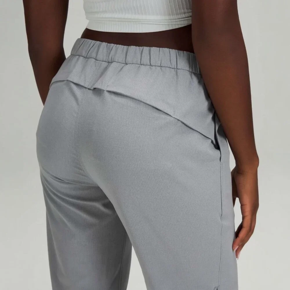 LULULEMON ESSENTIAL AFFINITY MID RISE JOGGER IN RHINO GREY SIZE 6 - Picture 6 of 8